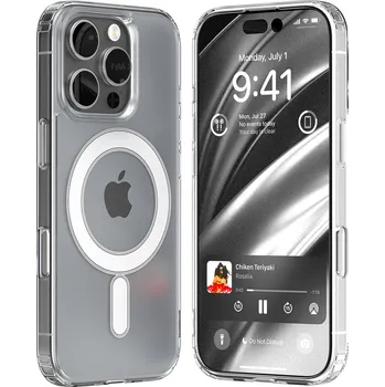 Pouzdro na mobilní telefon Mercury Ochranný kryt na iPhone 16 Pro - Mercury, JelHard MagSafe Transparent