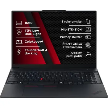 Notebook LENOVO NTB ThinkPad E16 G3 - Core5 210H,16" WUXGA,16GB,512SSD,IRcam,W11P