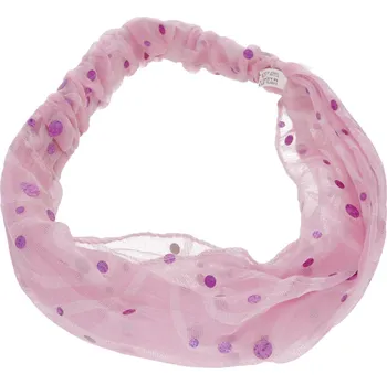 Čelenka Ewena Čelenka světlá růžová s flitry