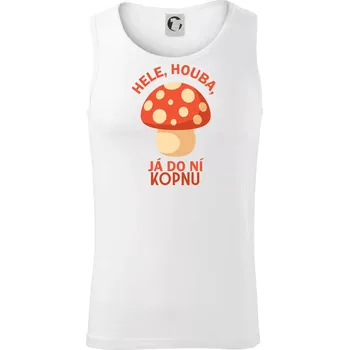Hele, houba, já do ni kopnu - Tílko pánské Core - L ( Bílá )