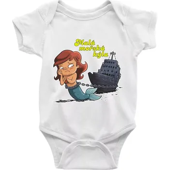 Kojenecký body Malá mořská kýla - Body kojenecké s krátkým rukávem - Krátký r. 12-18 měs ( Bílá )