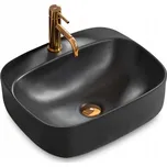 Rea Keramické umyvadlo LUIZA 50 - Černá