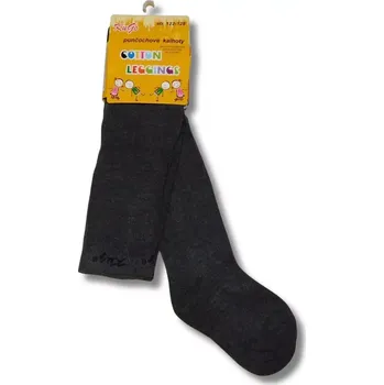 Dětské punčocháče Kugo P9992 tmavě šedý melír