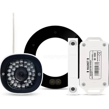 Kompletní kamerový systém Dálkové ovládání brány s IP kamerou iSmartgate Ultimate Lite Gate / max. dosah 20 m / Wi-Fi / USB / bílá/černá