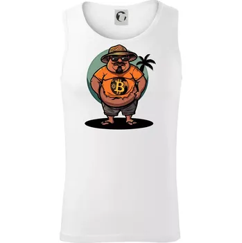 Hodler v důchodu - Tílko pánské Core - 2XL ( Bílá )