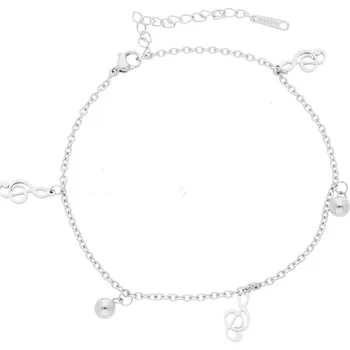 Řetízek Ewena Řetízek na kotník houslový klíč + dárkové balení