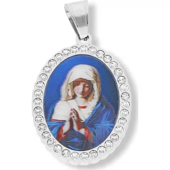 Přívěsek Ewena Přívěsek Madonka s krystalky + dárkové balení