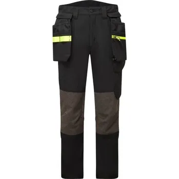 Pánské oblečení PortWest | Strečové služební kalhoty EV4 - Black Short / 41 / 41 / černá