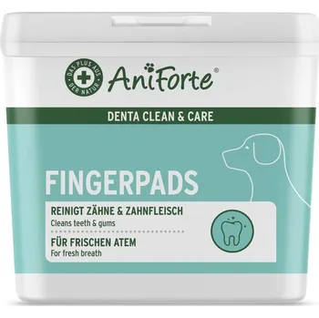 Péče o psí chrup AniForte Denta Clean & Care - polštářky na prsty (50 ks)