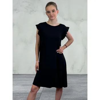 Dámské šaty Šaty s volánkem Barva: černá