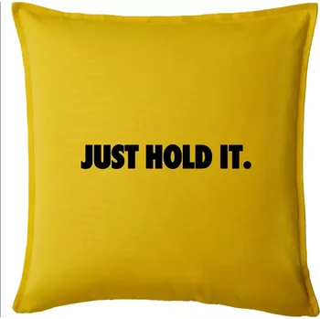 Polštář Just hold it - Polštář 50x50 - 50x50 - Pouze potah ( Žlutá )