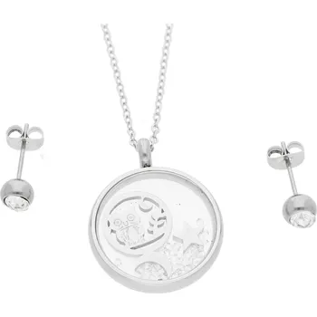 Souprava šperků Ewena Souprava z chirurgické oceli měsíc + dárkové balení