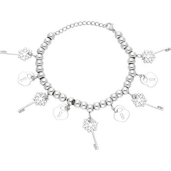 Náramek Ewena Stříbrný náramek z chirurgické oceli NKH483 + dárkové balení