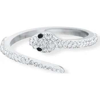 Prsten Ewena Prsten z chirurgické oceli had se zirkony Velikost v mm: 17 + dárkové balení