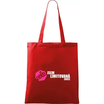 Jsem limitovaná edice vole - Taška bavlněná - 42 x 38 cm ( Červená )