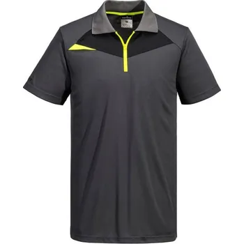 Pánské tričko PortWest | Polokošile DX4 S/S - Metal Grey / S / S / šedá