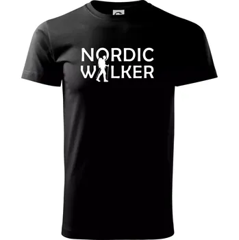 Nordic walker - muž - Triko extra velké (5-8XL) - 6XL ( Černá )