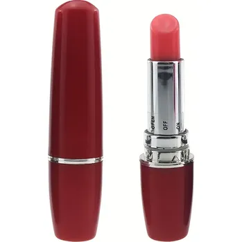 Vibrátor FBBKU Mini vibrátor ve tvaru rtěnky Barva:: Červená