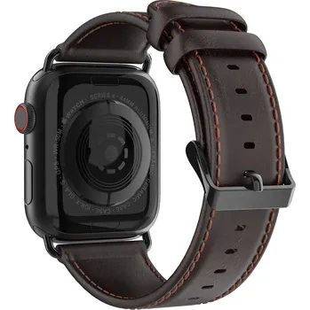 Příslušenství k chytrým hodinkám DuxDucis Kožený pásek / řemínek pro Apple Watch 38mm / 40mm / 41mm / 42mm - DuxDucis, Business Coffee