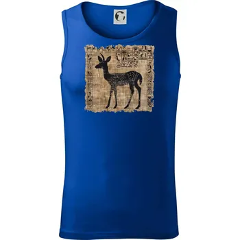 Pánské termoprádlo Egyptské hieroglyfy srnka - Tílko pánské Core - S ( Královská modrá )