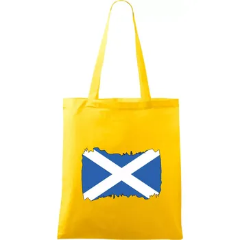 Skotská vlajka - Taška bavlněná - 42 x 38 cm ( Žlutá )