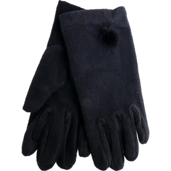 Rukavice Ewena Dámské froté rukavice s bambulou černé