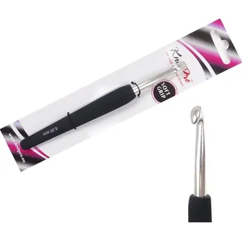 Věšák Černý kovový háček 8 mm