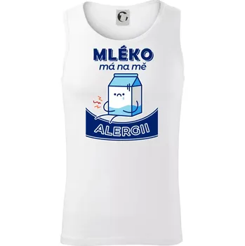 Mléko má na mě alergii - Tílko pánské Core - XL ( Bílá )