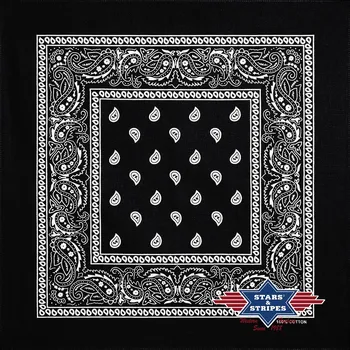 Šátek Stars and Stripes Bavlněný šátek - bandana (černá 03)