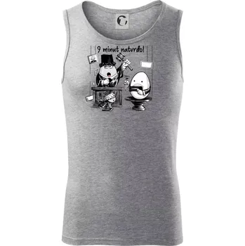 9 minut natvrdo - Tílko pánské Core - 2XL ( Tmavě šedý melír )