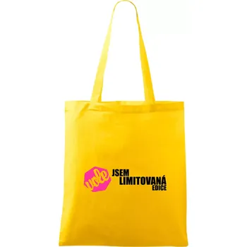 Jsem limitovaná edice vole - Taška bavlněná - 42 x 38 cm ( Žlutá )
