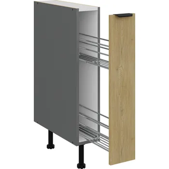 Kuchyňská skříňka Spodní skříňka kargo koš CREMONA ANTRACIT 15 D CARGO BB