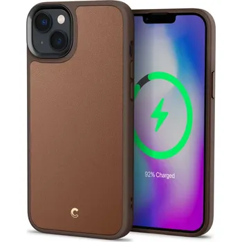 Pouzdro na mobilní telefon Spigen Ochranný kryt pro iPhone 14 PLUS - Spigen, Cyrill Kajuk Mag Saddle Brown