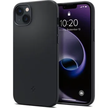 Pouzdro na mobilní telefon Spigen Ochranný kryt pro iPhone 14 PLUS - Spigen, Silicone Fit MagSafe Black