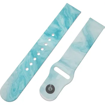 Příslušenství k chytrým hodinkám Strapido MODRÝ MRAMOR řemínek 20 mm