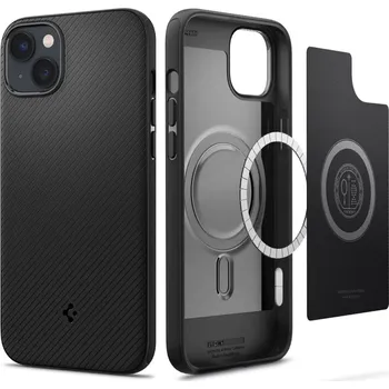Pouzdro na mobilní telefon Spigen Ochranný kryt pro iPhone 14 PLUS - Spigen, Mag Armor Matte Black
