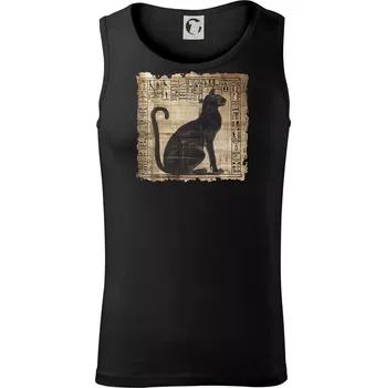 Pánské termoprádlo Egyptské hieroglyfy kočka - Tílko pánské Core - 2XL ( Černá )