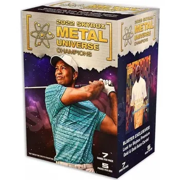 Sběratelská karetní hra 2022 Upper Deck Skybox Metal Universe Champions Blaster Box