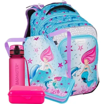 Dětské zboží Bagmaster Dívčí batoh do školy LUMI 24 A velký set