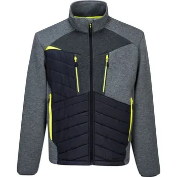 Pracovní oblečení PortWest | Hybridní Baffle bunda DX4 - Metal Grey / S / S / the dx4 baffle jacket incorporates an ergonomic body-mapped design to balance insulation and comfort. padded insulatex panels he