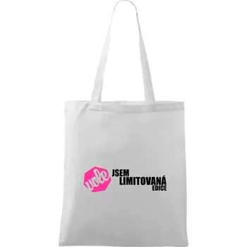 Jsem limitovaná edice vole - Taška bavlněná - 42 x 38 cm ( Bílá )