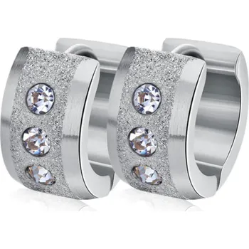 Náušnice Ewena Náušnice kroužky z chirurgické oceli KD638 + dárkové balení