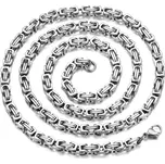 Ewena Řetízek královský vzor z chirurgické oceli 316L průměr, šířka mm: 5,5 + dárkové balení