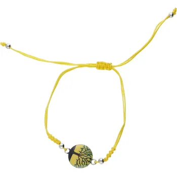 Náramek Ewena Stahující náramek se stromem života žlutá