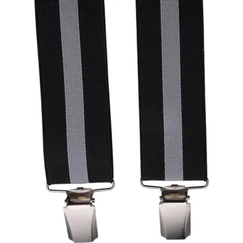 Kšandy Ewena Kšandy pánské, černo - šedé pruhované MB2048