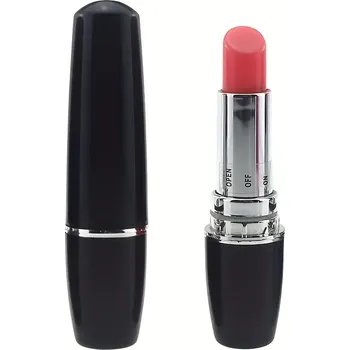 Vibrátor FBBKU Mini vibrátor ve tvaru rtěnky Barva:: Černá