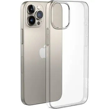 Pouzdro na mobilní telefon Hoco Ultratenký kryt na iPhone 15 Pro MAX - Hoco, Light Transparent