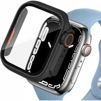 Pouzdro na mobilní telefon Tech-Protect Pouzdro / kryt pro Apple Watch 45mm - Tech-Protect, Defense360 Black/Orange