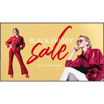 Monitor LG 110" signage 110UM5K-B UHD, 16/7, 500nit, 25% Haze, webOS 6.0