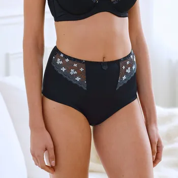 Kalhotky Stahující kalhotky „Caminata“ zn. Confidence Lingerie® z mikrovlákna s výšivkou černá 58/60